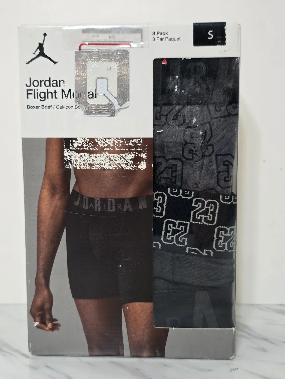 Jordan Flight Modal Men's Boxer Briefs - Black/Grey (3-Pack)